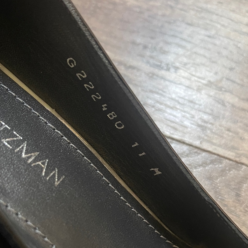 Stuart Weitzman Patent Leather Mary Jane Pump Black - Picture 5 of 8
